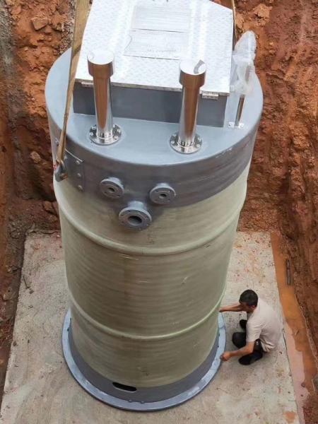 德宏州峨眉山一体化提升泵安装